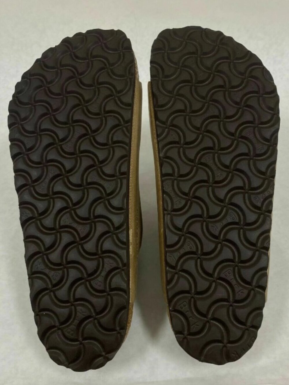 Birkenstock Arizona Tobacco Brown Oiled Leather Soft Footbed Regular Width - Picture 4 of 5
